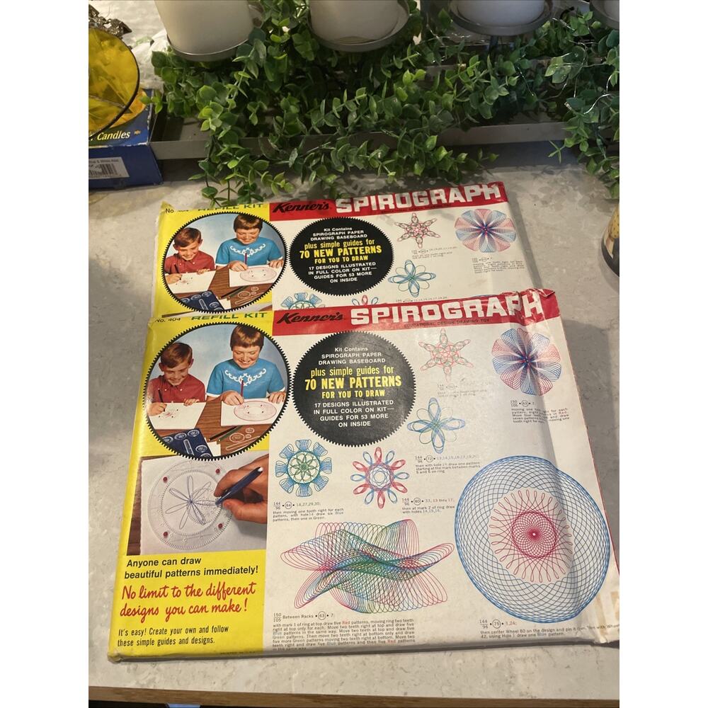 Kenner's Spirograph Refill Kit 404 Vintage 1970/1976 One New One Opened